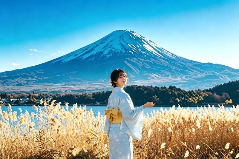Mount Fuji Classic Twin Lakes Autumn Leaves Day Tour | Kawaguchiko Autumn Leaves Corridor & Lake Yamanaka Swan Boat Experience (Includes Swan Boat Ticket) | Departing from Tokyo - Oshino Hakkai: time for a village stroll and lunch