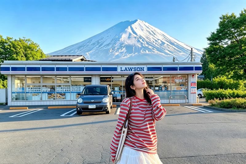 Mount Fuji Day Trip: Lawson & Ten梯 Town & Asama Shrine & Lake Yamanaka & Oshino Hakkai (Departing from Tokyo) - Lake Yamanaka: Look for Fuji in the Water