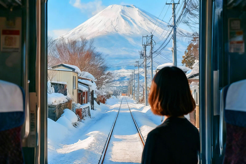 Mount Fuji Fruit Picking & Popular Sightseeing Train Day Trip | Mount Fuji 5th Station/Arakurayama Sengen Park, Sightseeing Train, Oishi Park, Yamanashi Fuji Fruit Park Day Trip (Round Trip from Tokyo) - At a glance: the parts that make this day different