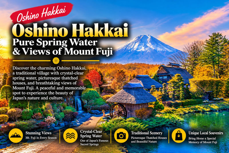 Mount Fuji Full Sightseeing Day Trip from Tokyo or Shinjuku - Oshino Hakkai: spring water and a slower pause