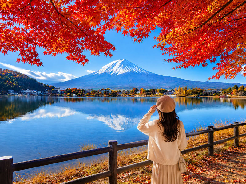 Mount Fuji Lawson Check-in Twin Lakes Day Tour-Departing from Tokyo: Lake Yamanaka & Lake Kawaguchiko Autumn Leaves Corridor & Narusawa Ice Cave & Handicraft Experience (Lunch upgradeable to Kobe beef, etc.) - A full day built around Fuji’s changing moods