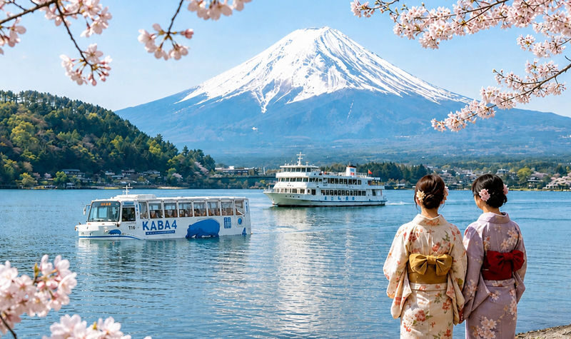 Mount Fuji Popular Attractions/Lake Yamanaka Walk & Cruise Day Trip (Small Group of 9) - A small-group route into Fuji country