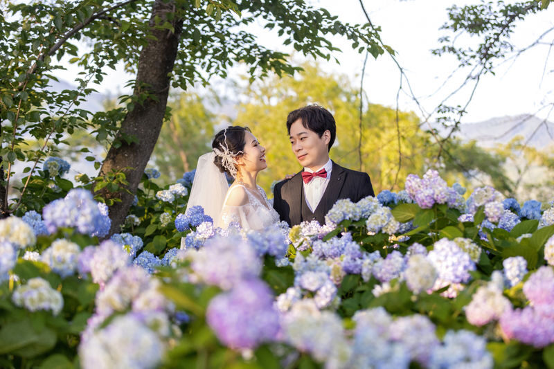 Mount Fuji Pre-Wedding Photoshoot | Dress, Kimono & Scenic Locations - Choose lakes and seasonal color