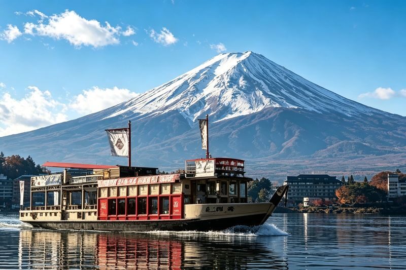 Mount Fujis most beautiful train experience | Asama Park + Nikawa Clock Shop + Fujikyu Train + Lawson Convenience Store + Kawaguchiko Cruise/Ropeway + Lake Yamanaka Swan Feeding [Free Little Train Ticket] - Ropeway or cruise: choose the lake view that suits you