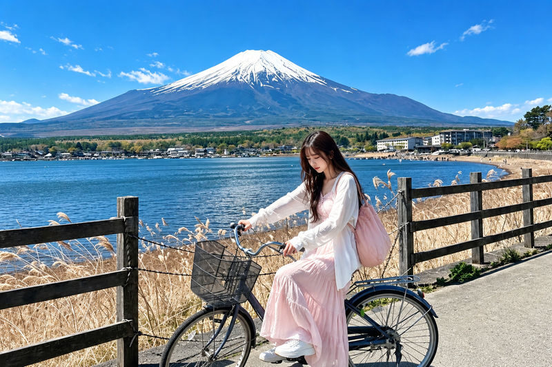 Mount Fuji Yamanakako Cycling & Lake Kawaguchi & Arakurayama Sengen Park & Nikawa Tokeiten Day Tour - A Fuji day with wheels and famous viewpoints