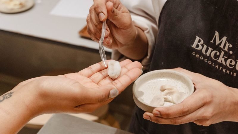 Mr. Bucket Chocolaterie at Dempsey Factory - Couverture, compound, and what the difference means