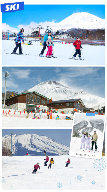 Mt. Fuji - Fujiyama Snow Ski Resort Yeti Day Trip from Tokyo - A snow day with Fuji in the frame