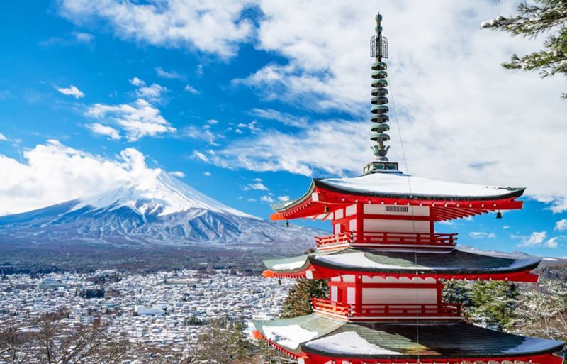Mt. Fuji Instagram-Worthy Spots Day Tour: Ladder Town, Oshino Hakkai, Lake Kawaguchi, Lawson Convenience Store (Departing from Tokyo Station or Shinjuku Station) - Finding Fuji at the end of a street