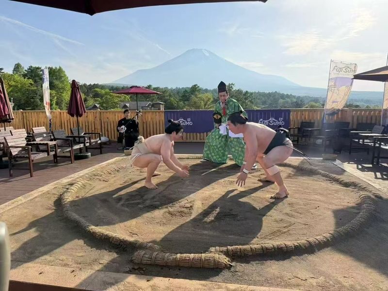 Mt. Fuji & Kawaguchiko Full-Day Romantic Tour with Kimono & Sumo - Sumo brings a lively change of pace