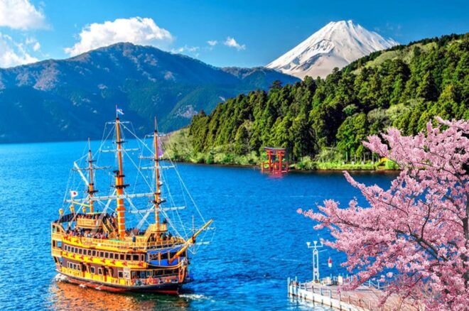 Mt.Fuji:Hakone Cruise, Ropeway&Oshino Hakkai Full-day Tour - Scenic Views From the Ropeway