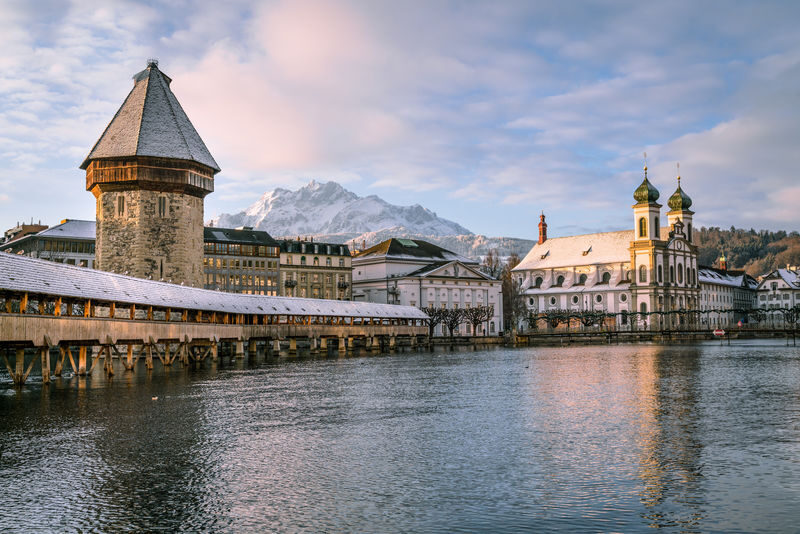 Mt. Titlis First Ski and Snow Experience - From Zurich: a Lucerne stop on the way