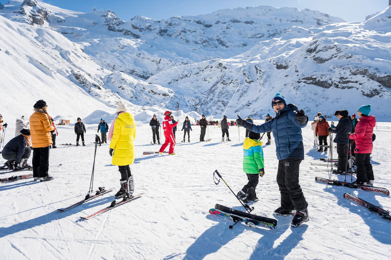 Mt. Titlis First Ski and Snow Experience - Guides, group flow, and a few useful precautions