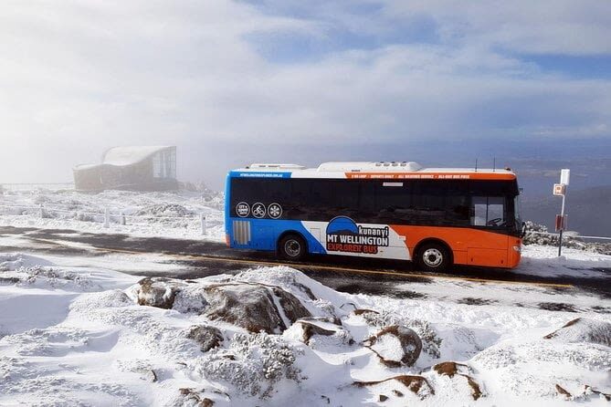 Mt Wellington / Kunanyi 2.5 hour Tour - Hop on Hop Off Explorer Bus - Weather, snow and what you can see