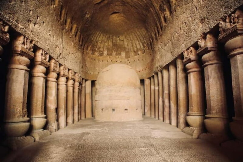 Mumbai: Buddhist Kanheri Caves with Golden Pagoda Temple - Wildlife Safari Option