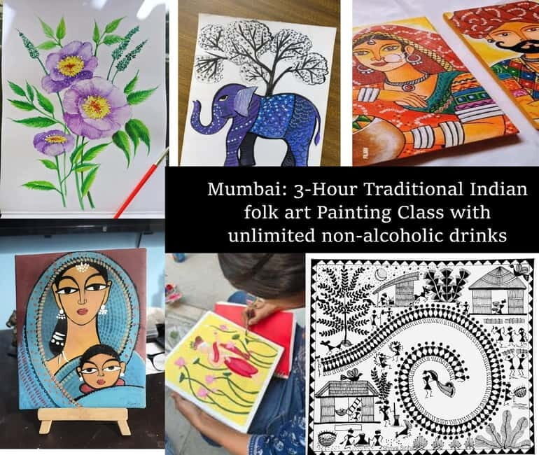 Mumbai: Painting Class with Unlimited Non-Alcoholic Drinks - Mumbai: Painting Class with Unlimited Non-Alcoholic Drinks — An Authentic Artistic Experience