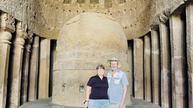 Mumbai: Private Tour for Kanheri Caves and Golden Pagoda - Golden Vipassana Pagoda Highlights