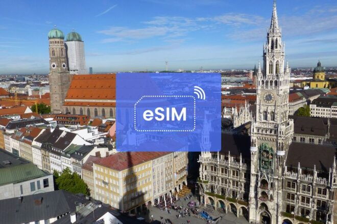 Munich: Germany/ Europe Esim Roaming Mobile Data Plan - Wide Coverage in Europe