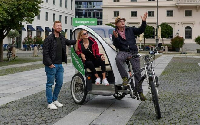 Munich: Old Town and English Garden Rickshaw Tour - Eco-Friendly Experience