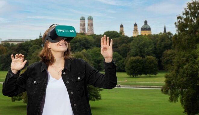Munich: TimeRide GO! VR Walking Tour - Full Description