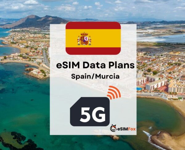 Murcia: Esim Internet Data Plan for Spain 4g/5g - Activation Steps