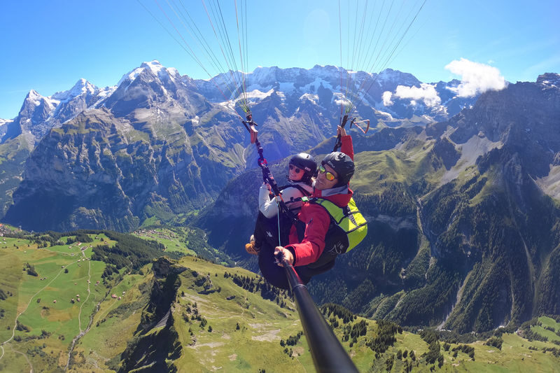 Murren - Lauterbrunnen Paragliding Tandem Flights - At a glance: the parts that matter