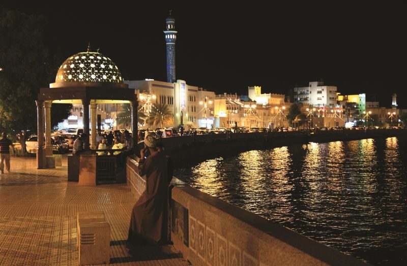 Muscat Night Tour - Muscat after sunset, from Shatti Al-Qurum to Old Muscat
