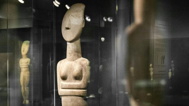 Museum of Cycladic Art ticket in Athens - A museum setting that balances old and new