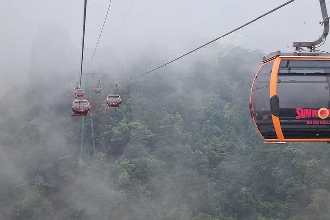 Must See Ba Na Hills and Golden Bridge With Private Driver - Ba Na Hills Cable Car Experience