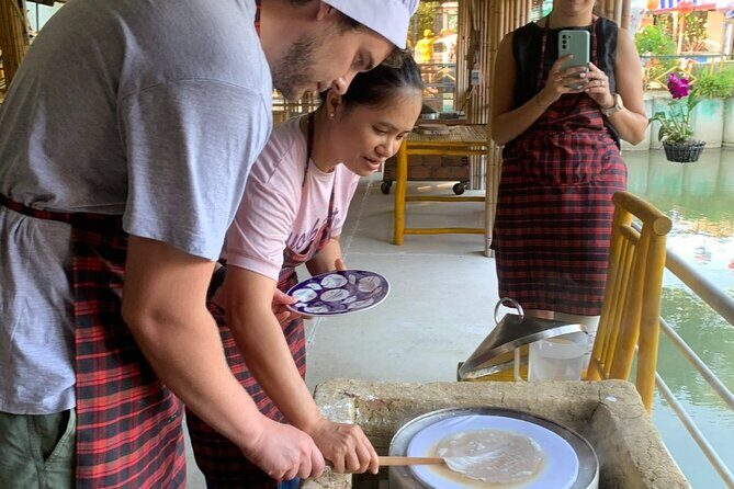 My Son Holyland & Rice Paper Making Small Group Tour from Da Nang - Participating in Rice Paper Making: An Hands-On Vietnamese Tradition