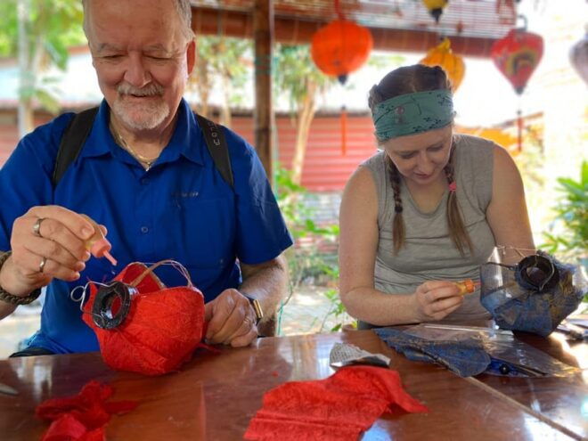 My Son Sanctuary With Boat Trip & Making Lantern in Oldtown - Scenic Boat Cruise on Thu Bon
