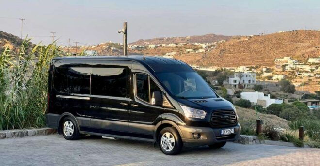 Mykonos: Airport Private Transfer in Luxury VAN - Service Inclusions