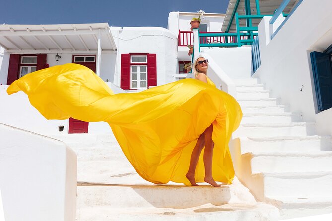 Mykonos Flying Dress High End Professional Photographer - Capturing Stunning Images With the Mykonos Flying Dress