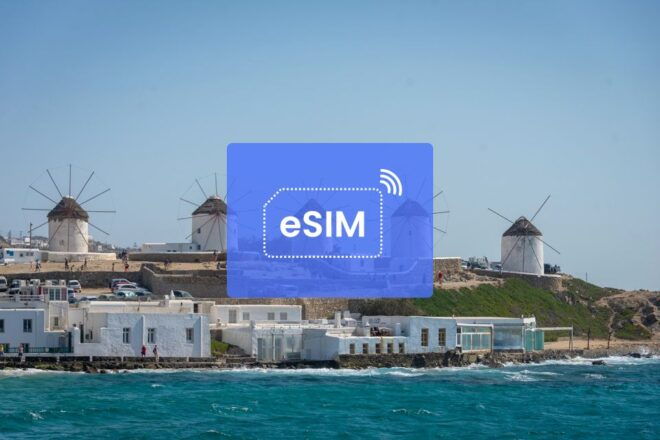 Mykonos: Greece/ Europe Esim Roaming Mobile Data Plan - Important Considerations for Using E-Sim on Your Device