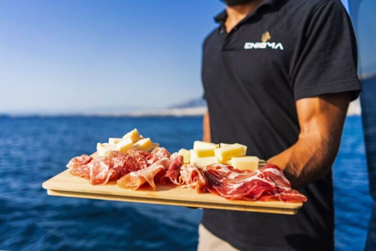 Mykonos Private Full Day Cruise With a Rafnar 1200 T-Top - Experience