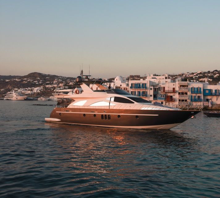 Mykonos: Private Luxury Yacht Cruise With Snacks and Drinks - Tour Guide and Audio Guide Options