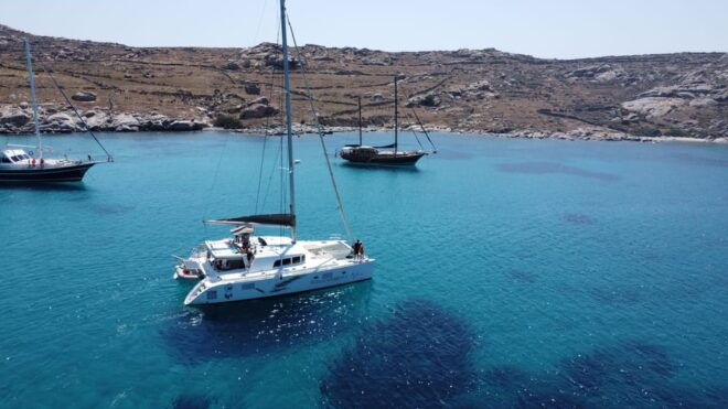 Mykonos: Sunset Boho Experience Catamaran Cruise - Atmosphere and Aesthetics