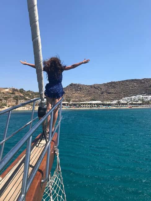 Mykonos: Sunset Sail Cruise to Rhenia, Beach Hopping, Dinner - Starting Point and Arrival
