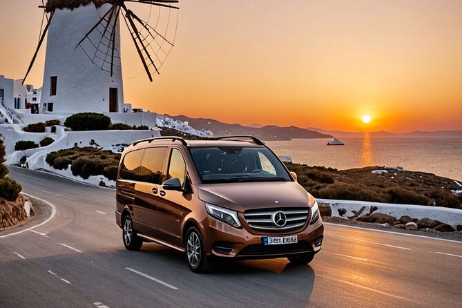 Mykonos Transfer: Airport - Port (Arrivals - Departures) to Hotel - Drop-off Location