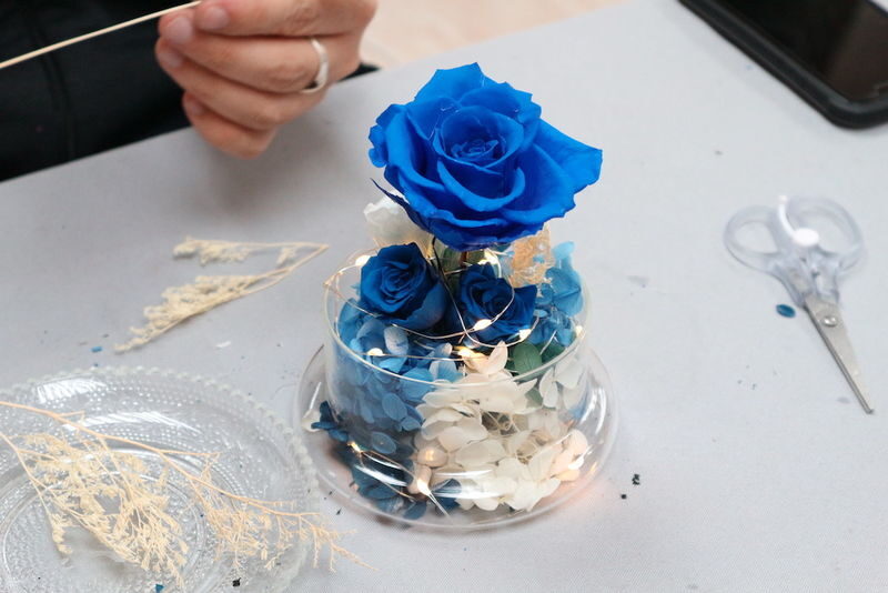 Myosotis Flower - Neon Workshop and Florist Workshop | Kwun Tong - How the price compares with the time and materials