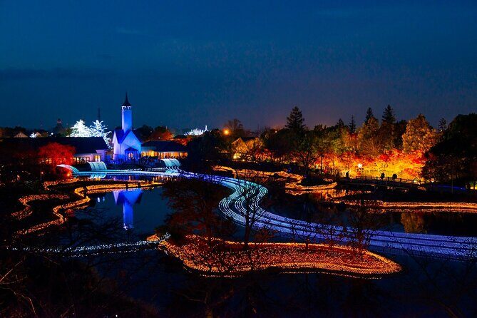 Nabana no Sato, Gozaisho Frozen Tree and Outlet Tour from Osaka - Shopping and Relaxation at Nagashima Outlet Park