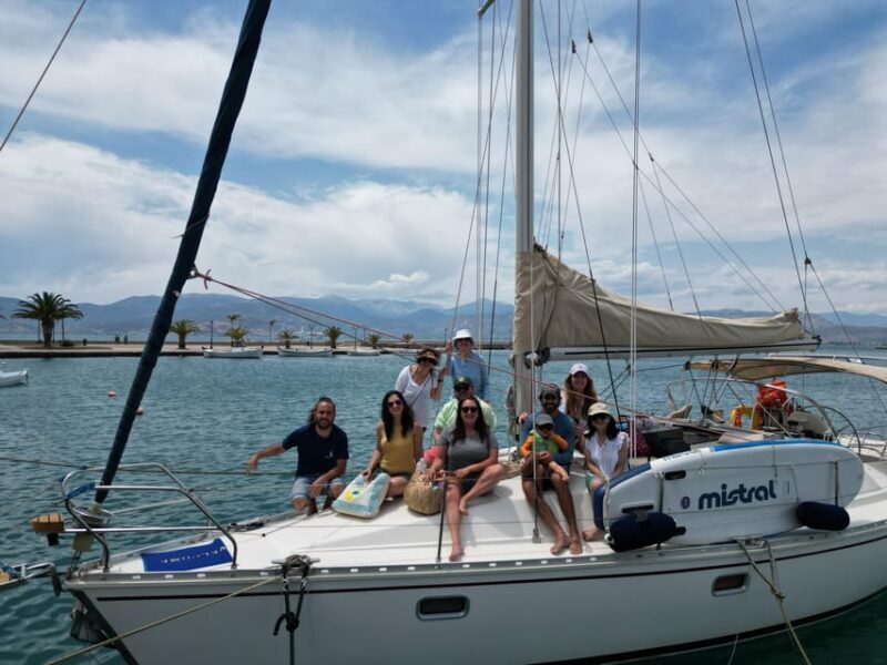 Nafplio Sun Sail Cruises | Semi-Private Half Day | Full Meal - What to Expect on the Nafplio Sun Sail Cruise