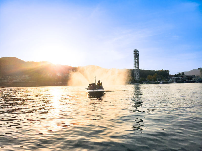 Nami Island (Speedboat)/Alpaca/Rail Bike/Morning Calm Private Tour - The cable car or canoe choice in Package C