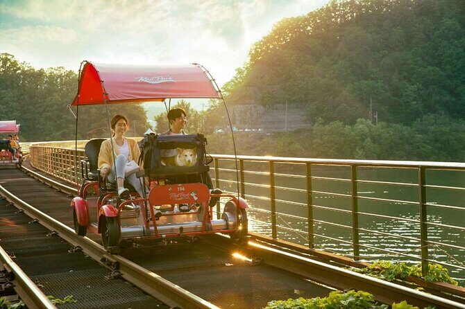 Nami Island with The Garden of Morning Calm Rail Bike from Seoul - FAQs