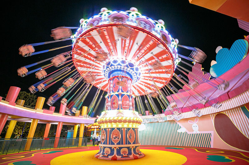 Nanjing Happy Valley Ticket - Happy Time brings classic rides and a Ferris wheel