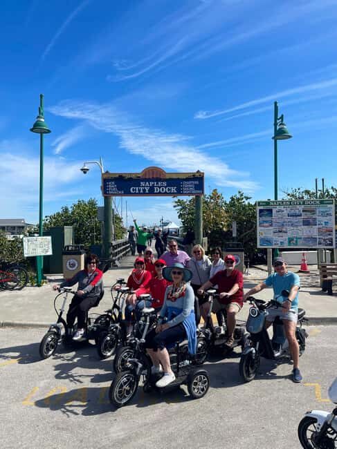 Naples Florida: Downtown Electric Trike Tour - Family Fun - Exploring Naples with the Downtown Electric Trike Tour
