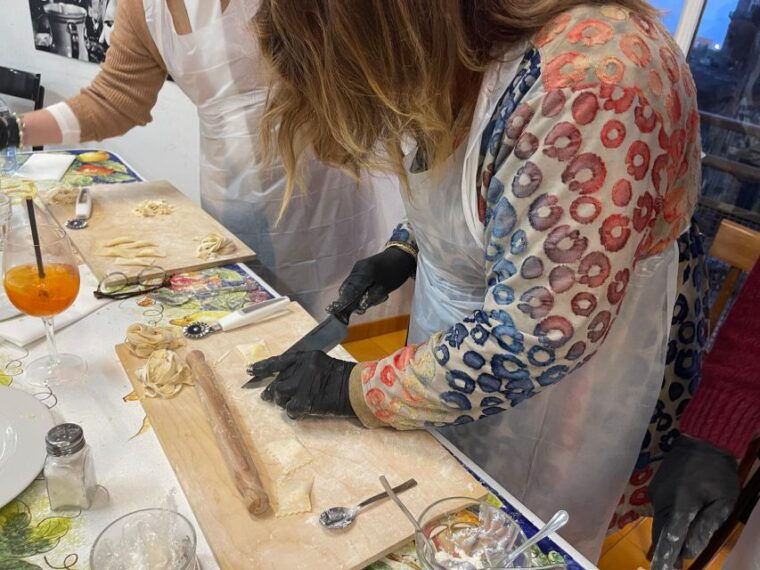 Naples: Pasta Cooking Class With Tiramisù and a Drink - Experience the Authentic Ingredients