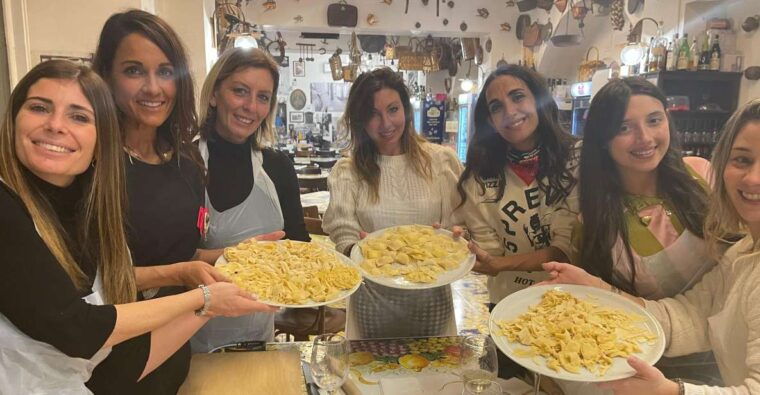 Naples: Pasta Cooking Class With Tiramisù and a Drink - Class Location and Duration