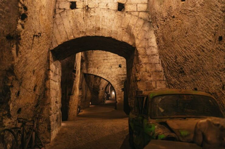 Naples: the Bourbon Tunnel Guided Tour With Entrance Ticket - Overview of the Bourbon Tunnel Tour