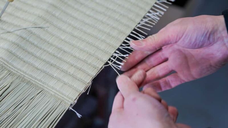 Nara: Tatami-Making Workshop with Tea and Sweets - An In-Depth Look at the Tatami-Making Workshop