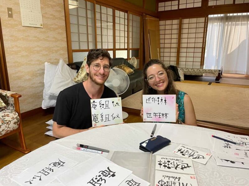 Nara: Write Your Own Name in Kanji (Japanese Calligraphy) - Authenticity and Personal Experiences